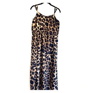 Maxi dress leopard print
